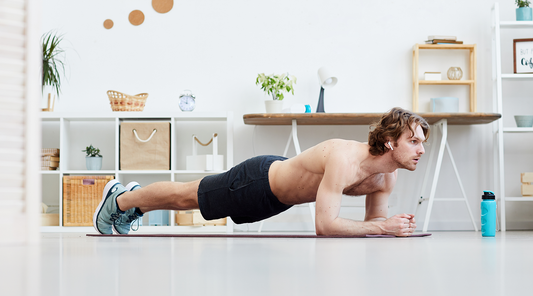 A man doing exercise.