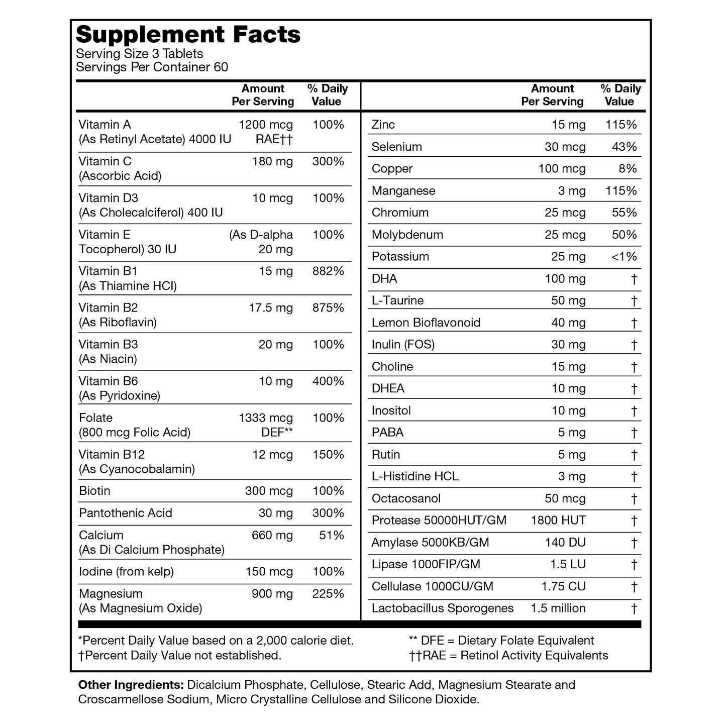 Prenatal Multivitamin with DHA