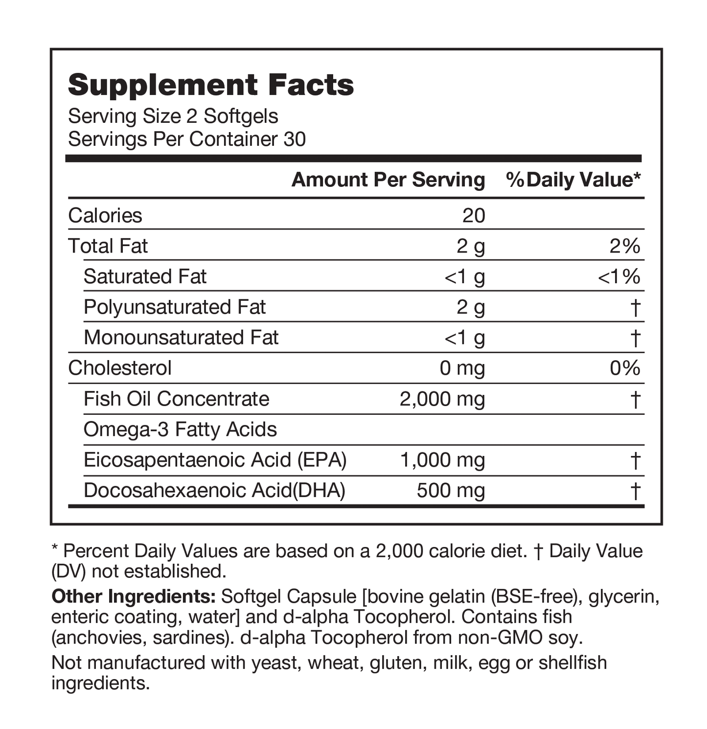 Omega 3 + DHA