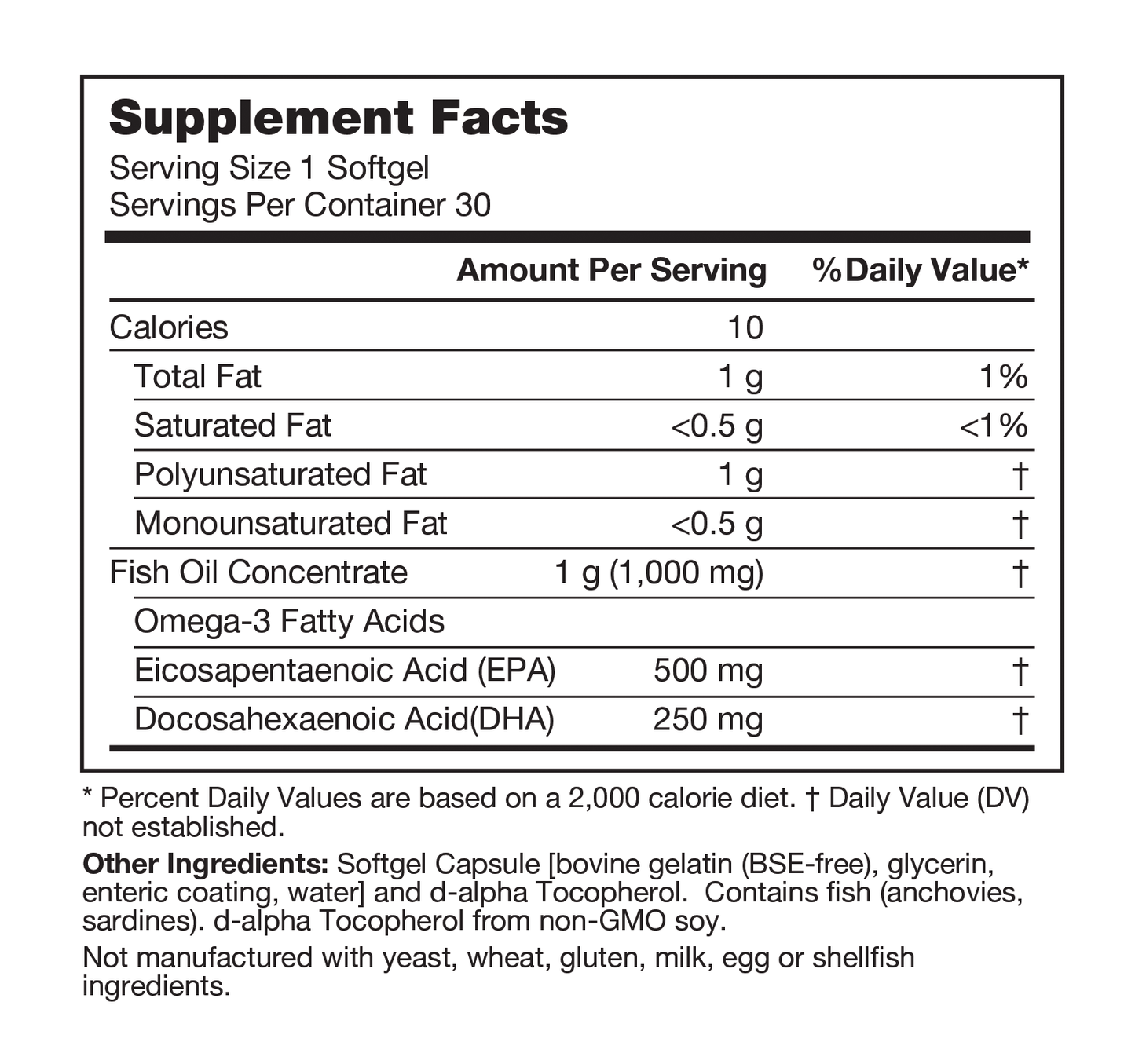 Omega 3 + DHA
