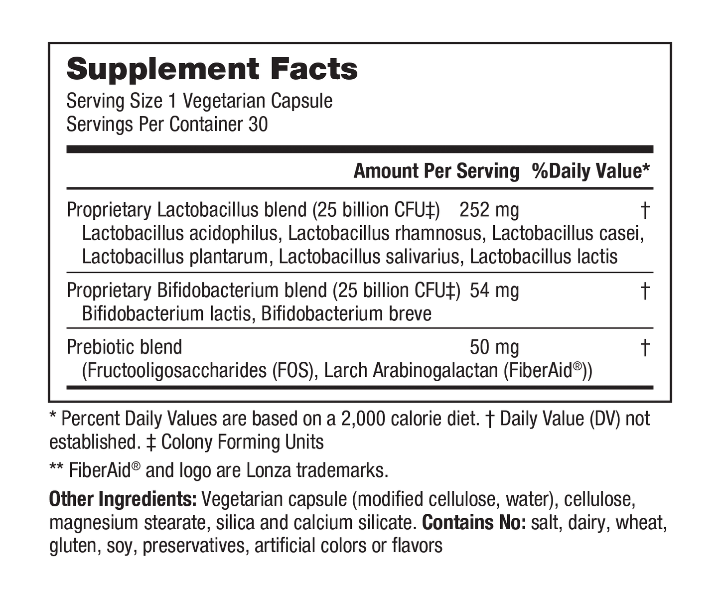 Probiotics 50 Billion